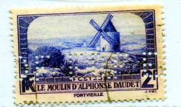 Perforé EDF 56 Sur 311 - Used Stamps