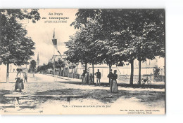 AVIZE Illustré - L'Avenue De La Gare Pris Du Jard - Très Bon état - Other & Unclassified