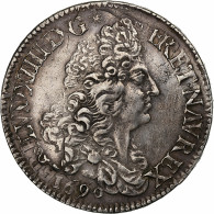 France, Louis XIV, Ecu, Écu Aux 8 L, 1690, Paris, Réformé, Argent, TTB - 1643-1715 Lodewijk XIV De Zonnekoning