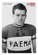 PHOTO CYCLISME REENFORCE GRAND QUALITÉ ( NO CARTE ), JESUS GALDEANO TEAM FAEMA 1958 ( FORMAT 10,5 X 15 ) - Cycling