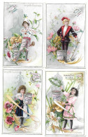 S 442, Liebig 6 Cards, Les Petits Cuisiniers (lower Condition) (ref B8) - Liebig