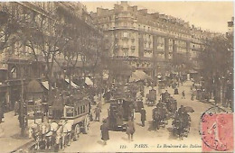 CPA Paris Boulevard Des Italiens - District 09