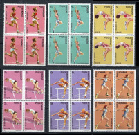 ● ROMANIA 1991 ֍ Atletica Tokyo ● N. 3960 / 65 ** ● Quartina ️● Serie Completa ️● Cat. 20 € ️● Lotto N. 244 ️● - Unused Stamps