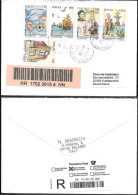 Italy Registered Cover Mailed To Germany 2005. Columbus Genova-92 Stamps - 1991-00: Marcofilie