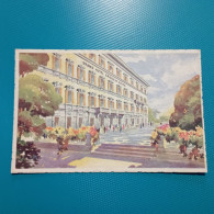 Cartolina Illustrata Firmata Hotel Croce Di Malta - Montecatini Terme. Non Viaggiata - Pistoia