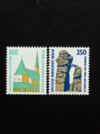 BERLIN MI-NR. 834-835 A POSTFRISCH(MINT) SEHENSWÜRDIGKEITEN 1989 WALLFAHRTSKAPELLE - Unused Stamps
