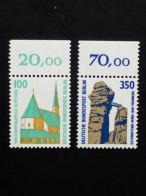 BERLIN MI-NR. 834-835 A (OBERRAND) POSTFRISCH(MINT) SEHENSWÜRDIGKEITEN 1989 WALLFAHRTSKAPELLE - Unused Stamps