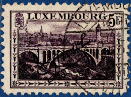 Luxemburg 1923 Service 5 Fr Perf 11½, 1 Value Cancelled - Dienstmarken