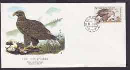 Tschechoslowakei Fauna Vogel Weißschwänziger Seeadler Schöner Künstler Brief - Lettres & Documents