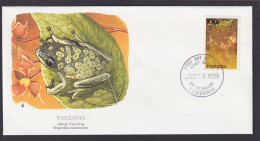 Tansania Ostafrika Fauna Frosch Schöner Künstler Brief - Tansania (1964-...)