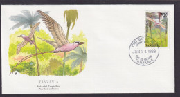 Tansania Ostafrika Fauna Rotschwänzige Tropenvögel Schöner Künstler Brief - Tanzanie (1964-...)