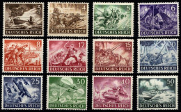 DR 1943 Nr. 831 - 842 Postfrisch  Tag Der Wehrmacht - Used Stamps