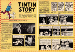 On A Marché Sur La Lune Suite. Tintin Story. Les Archives De Moulinsart. Histoires, Première Version. 1979. - Documents Historiques