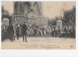 AJC - Les Fetes De La Victoire à Paris - 14 Juillet 1919- Devant Le Cénotaphe - Otros Monumentos