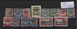 Deutsches Reich  Michel Kat.Nr Gest 716/729 - Used Stamps