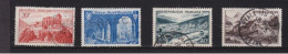 Série  4 Timbres  Oblitérés  France   Monuments Et Sites  N° 841 A  - 842 - 842 A  - 843 Date Démission 1949 - Used Stamps