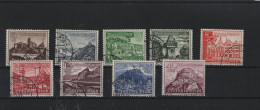 Deutsches Reich  Michel Kat.Nr Gest 730/738 - Used Stamps
