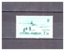 SAINT PIERRE  ET  MIQUELON   . N ° 182  .  1 F 50  VERT  BLEU      . NEUF   ** . SUPERBE . - Unused Stamps