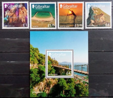 Gibraltar 2022, Visit Gibraltar, MNH S/S And Stamps Set - Gibraltar