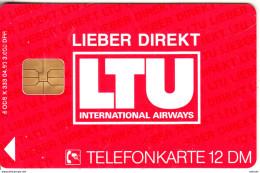 GERMANY - LTU International Airways(K 333), Tirage 3000, 04/93, Mint - K-Series: Kundenserie