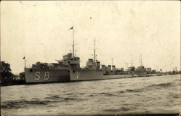 Photo CPA Spanische Kriegsschiffe, Zerstörer SB Sánchez Barcaiztegui, Churruca-Klasse, Velasco, V - Sonstige & Ohne Zuordnung
