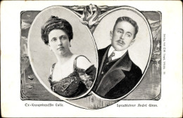 CPA Luise Von Österreich Toskana, Sprachlehrer André Giron, Eheskandal - Royal Families
