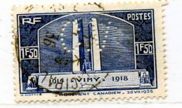 Perforé CV 374 Sur 317 - Used Stamps