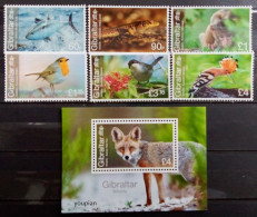 Gibraltar 2023, Gibraltar Wildlife, MNH S/S And Stamps Set - Gibraltar