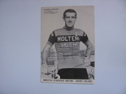 Cyclisme  -  Autographe - Carte Signée  Giuseppe Fezzardi - Ciclismo