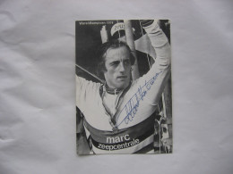 Cyclisme  -  Autographe - Carte Signée  Albert Van Damme - Ciclismo