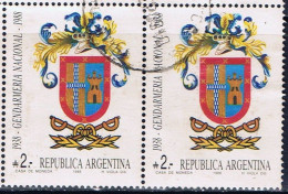 RA+ Argentinien 1988 Mi 1931 Nationalgendarmerie - Used Stamps