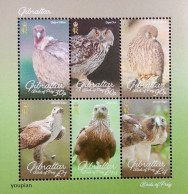 Gibraltar 2024, Birds Of Prey, MNH S/S - Gibraltar