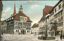 10576674 Stein Rhein Stein Rhein Rathaus  X 1910 Stein Rhein - Sonstige & Ohne Zuordnung