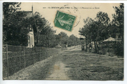 CPA Voyagé 1911 * SAINT BRÉVIN Les PINS L'Avenue De La Gare * Vasselier - Saint-Brevin-les-Pins