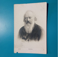 Cartolina Johannes Brahms. Viaggiata - Personnages Historiques