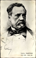 Artiste CPA Chemiker Louis Pasteur, Portrait - Personajes Históricos