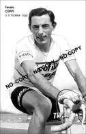 PHOTO CYCLISME REENFORCE GRAND QUALITÉ ( NO CARTE ), FAUSTO COPPI TEAM TRICOFILINA COPPI 1959 - Wielrennen