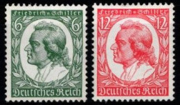 DR 1934 Nr. 554 - 555  Postfrisch - Oblitérés