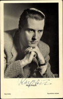 CPA Schauspieler Rolf Weih, Portrait, Ross 3322/1, Autogramm - Actores