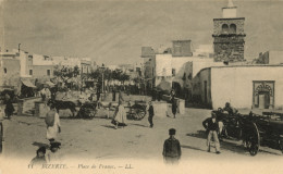 BIZERTE - Place De La France - Animé - Tunesië