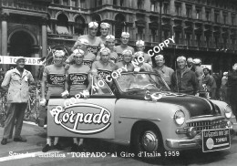 PHOTO CYCLISME REENFORCE GRAND QUALITÉ ( NO CARTE ), GROUPE TEAM TORPADO 1959 - Wielrennen