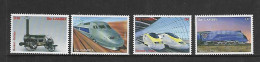 GAMBIE 2001 TRAINS YVERT N°3636/3641 NEUF MNH** - Treinen