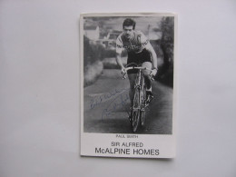 Cyclisme  -  Autographe - Carte Signée Paul Smith - Cycling