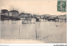 AALP1-69-0013 - Les Inondations Du Rhone - A La SAULAIE D'OULLINS -Jardin Envahis Par Les Eaux - Oullins