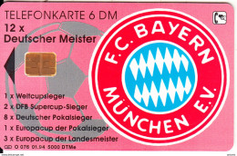 GERMANY - FC Bayern(O 076), Tirage 5000, 01/94, Mint - O-Series : Series Clientes Excluidos Servicio De Colección