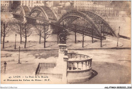 AALP7-69-0587 - LYON - Le Pont De La Boucle-Monument Des Enfants Du Rhone - Lyon 1