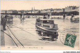 AALP6-69-0547 - LYON - La Saone Et Le Bateau Mouche - Lyon 1