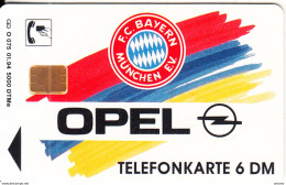 GERMANY - OPEL, FC Bayern(O 075), Tirage 5000, 01/94, Mint - O-Serie : Serie Clienti Esclusi Dal Servizio Delle Collezioni