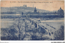 AALP4-69-0328 - LYON - Pont De La Guillotiere-Hotel Dieu-Coteau De Fourviere - Lyon 1