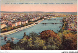 AALP4-69-0329 - LYON - Le Cours Du Rhone-Ponts St Clair-Morand-Du College Lafayette - Lyon 1